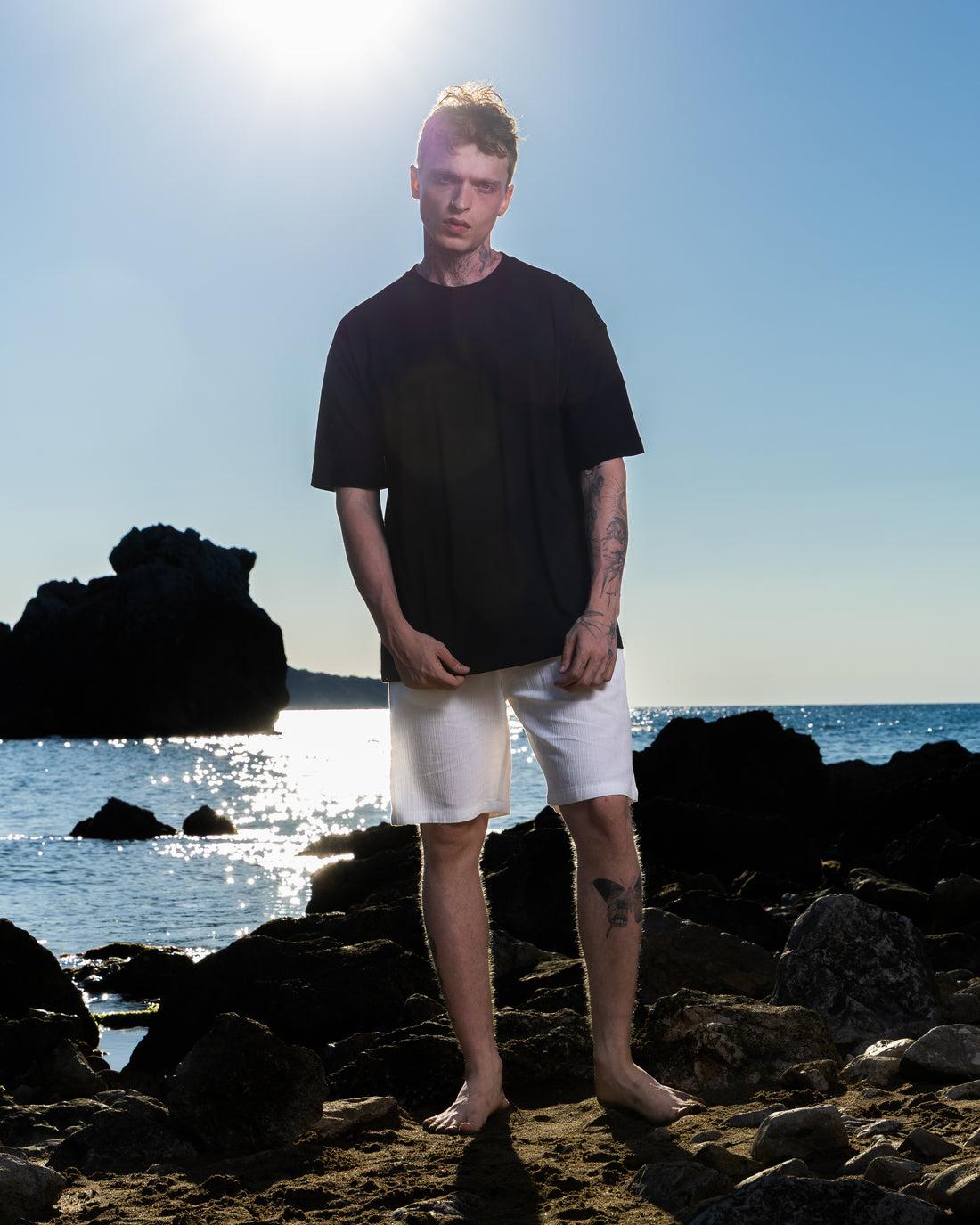 %100 Pamuk Overfit Erkek Basic T-shirt, Erkek Sade Tişört
