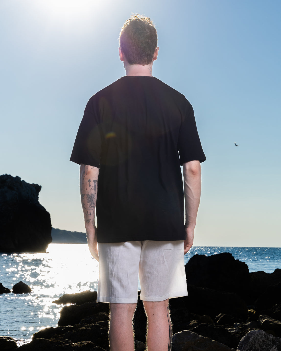 %100 Pamuk Overfit Erkek Basic T-shirt, Erkek Sade Tişört